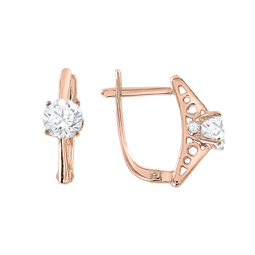 Earrings with zirconia Swarovski 