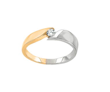 Women's ring with diamond 