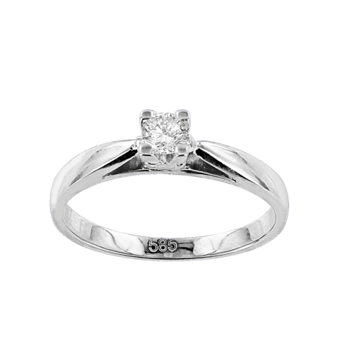 Women's ring with diamonds 