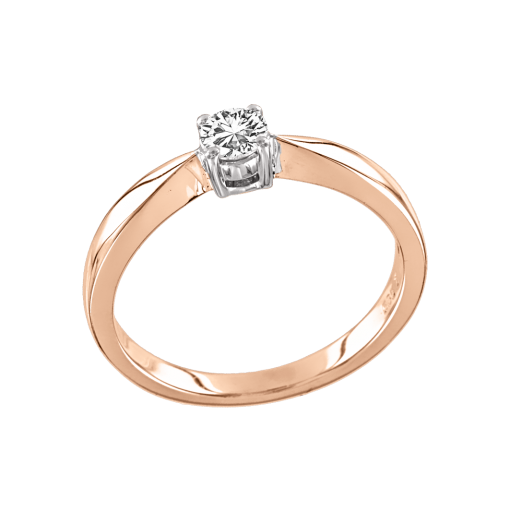 Women's ring with a diamond 
