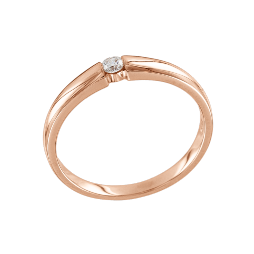 Women's ring with a diamond 