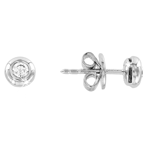 Stud earrings with diamonds 