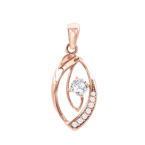 Pendant with zirconia 