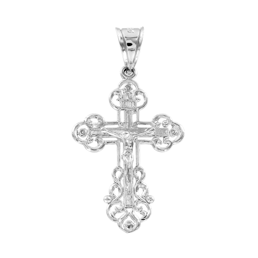 Pendant cross with engraving 