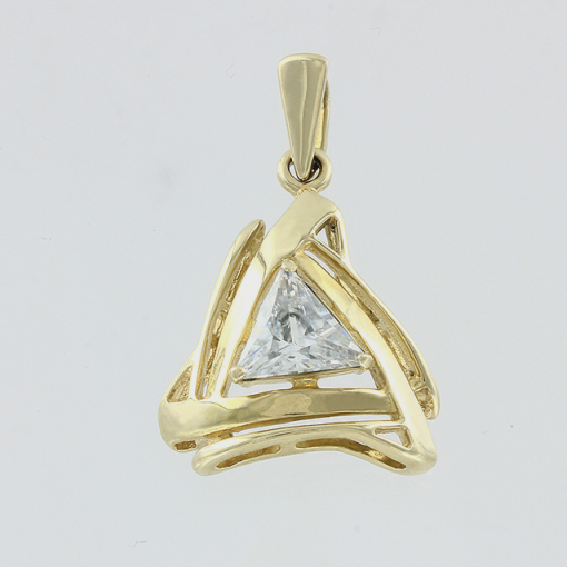Pendant with zirconia 