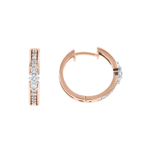 Earrings with diamonds 