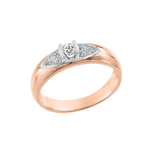 Women's ring with diamonds 