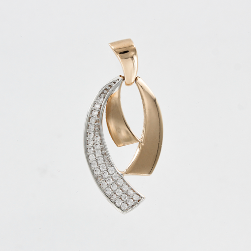 Pendant with zirconia 