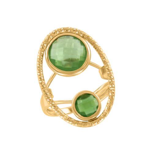 Damenring mit Peridot 