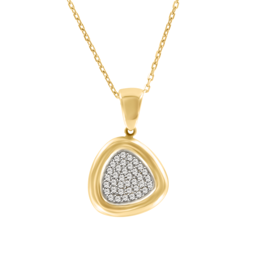 Necklace with zirconia 