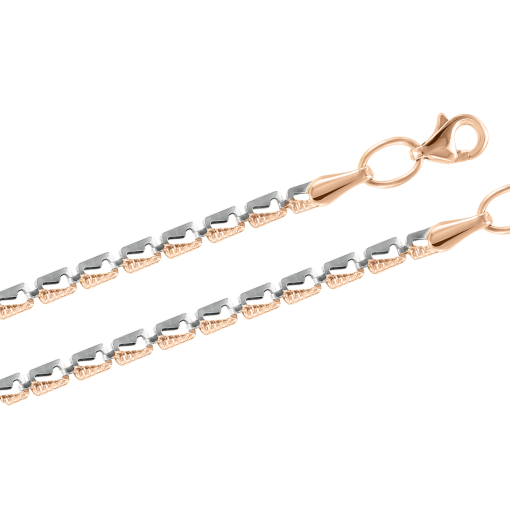 Bracelet made of combined gold 