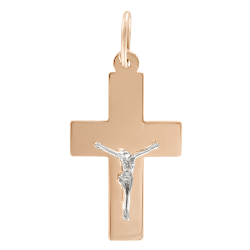 Pendant cross with engraving 