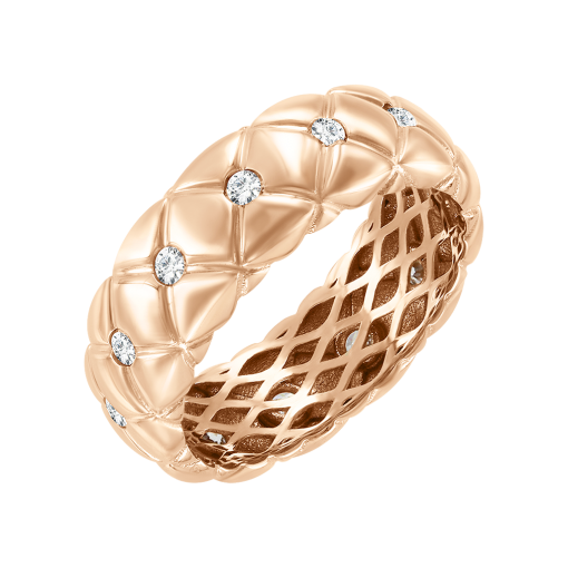 Women's ring with zirconia 