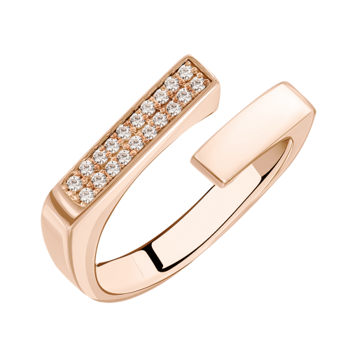 Women's ring with zirconia 