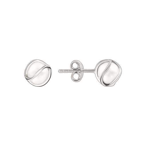 Stud earrings with pearls 