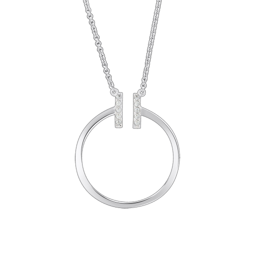 Necklace with zirconia 
