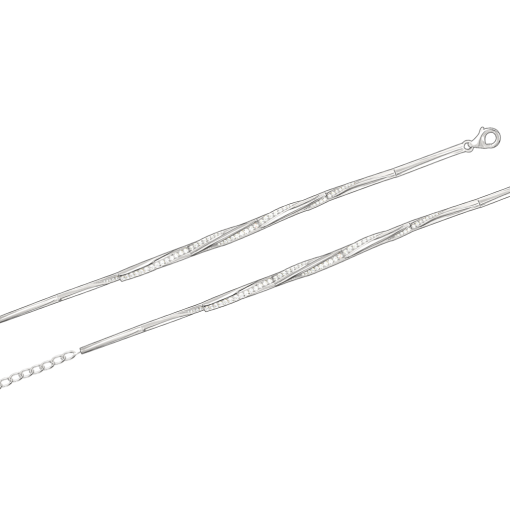 Bracelet with zirconia 