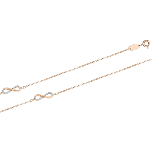Armband "Unendlichkeit" mit Zirkonia 