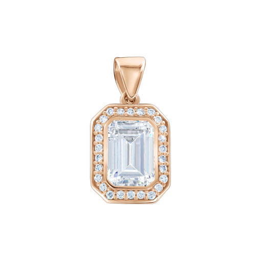 Pendant with zirconia 