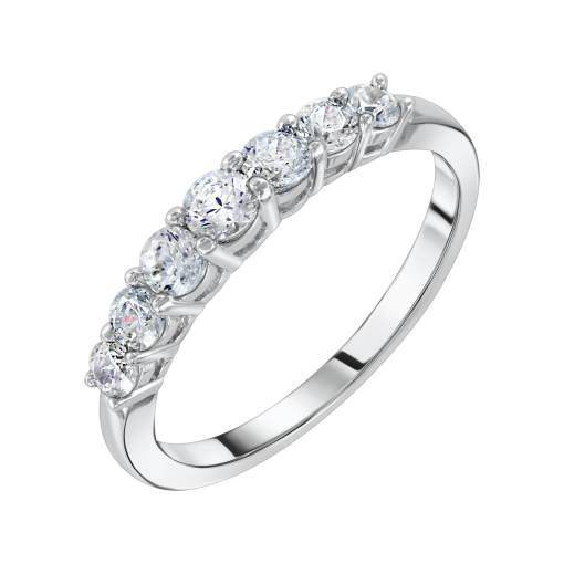 Women's ring with zirconia 