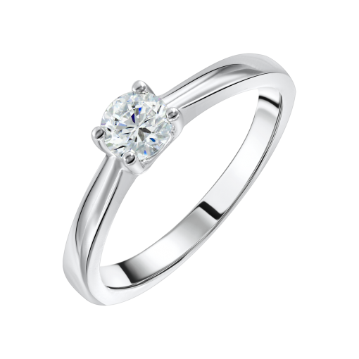 Women's ring with zirconia 