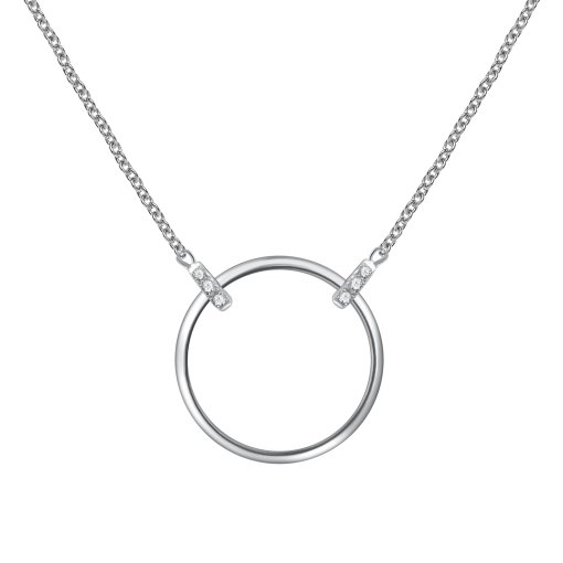 Necklace with zirconia 