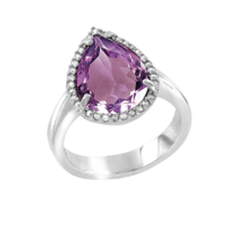Ladies Ring with zirconia 