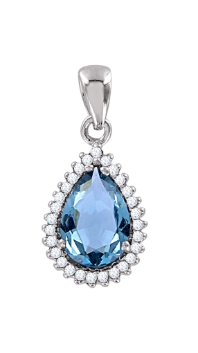 Pendant with zirconia 