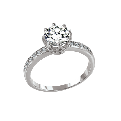 Ladies Ring with zirconia 