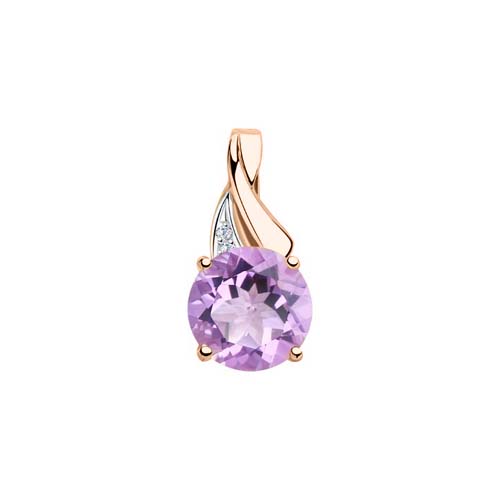 Anhänger mit Amethyst und Zirkonia 