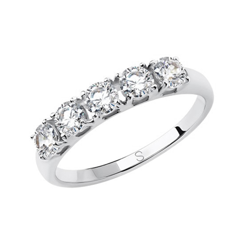 Damenring mit Zirkonia Swarovski 