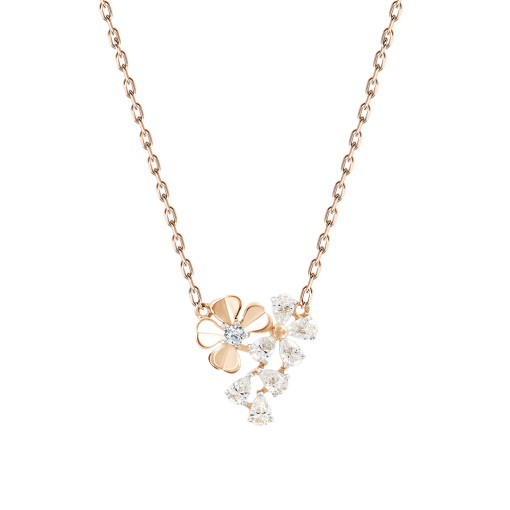 Necklace with zirconia Swarovski 