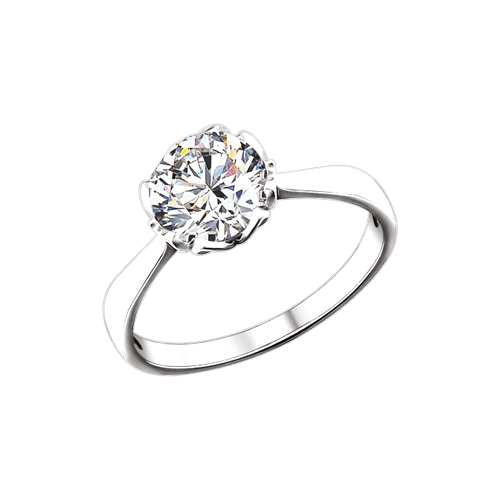 Women's ring with zirconia 