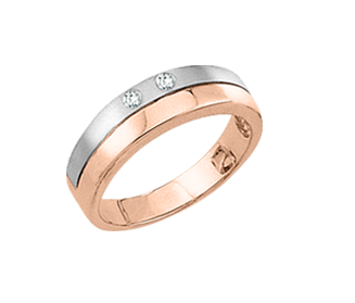 Women's ring with diamonds 