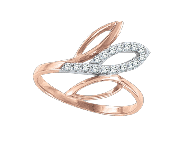 Women's ring with zirconia 