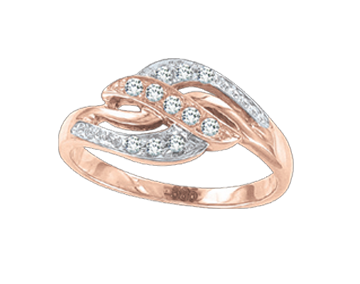 Women's ring with zirconia 