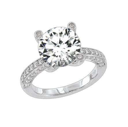 Ladies Ring with zirconia 