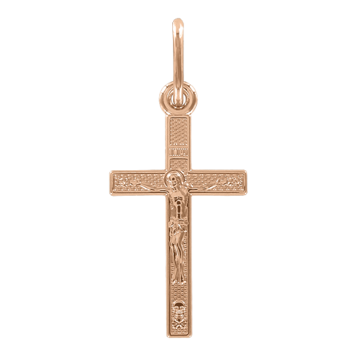 Gilded pendant cross 