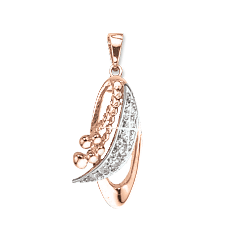 Pendant with zirconia 