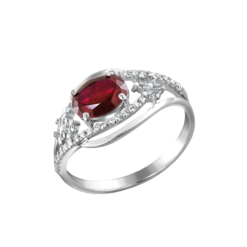 Ladies Ring with zirconia 