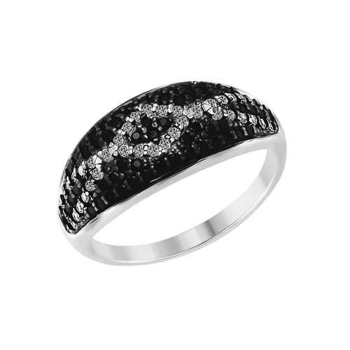 Women's ring with zirconia 