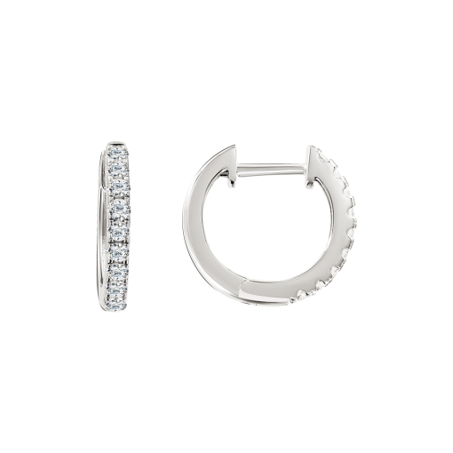 Earrings with zirconia 