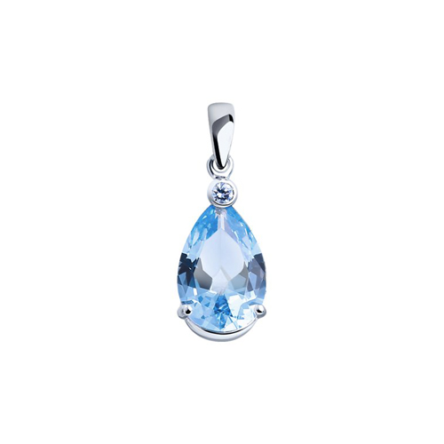 Pendant with zirconia 