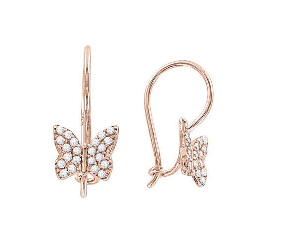 Earrings butterflies 