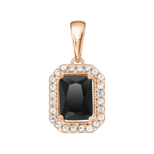 Pendant with zirconia 