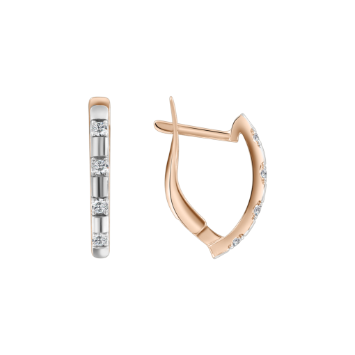 Earrings with diamonds 