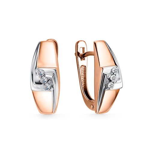 Earrings with diamonds 