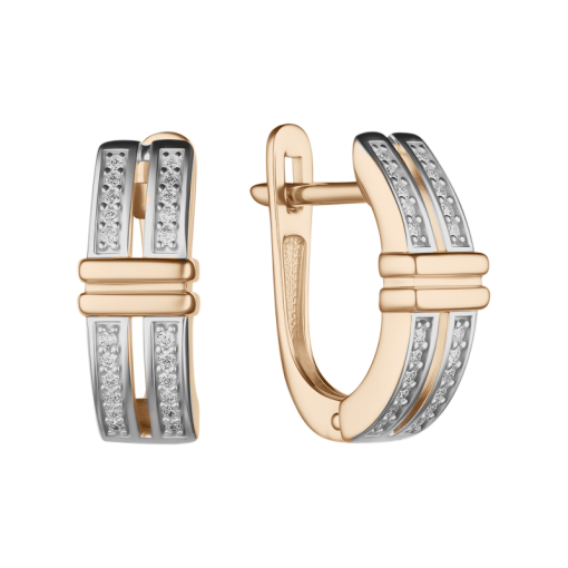 Earrings with diamonds 