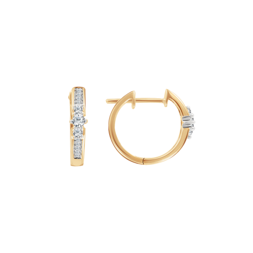 Earrings with diamonds 