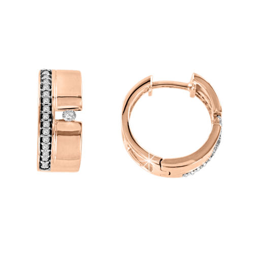 Earrings with diamonds 